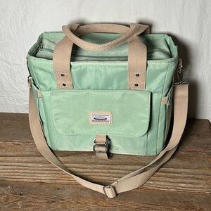 Green Insulated Canvas Bag